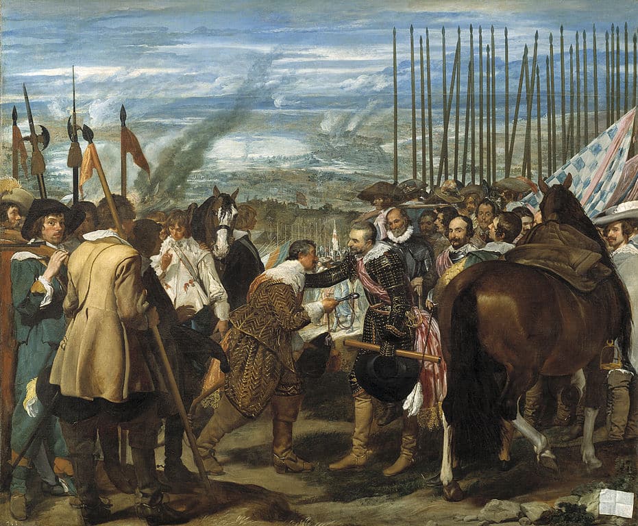 lanzas del cuadro de Velázquez