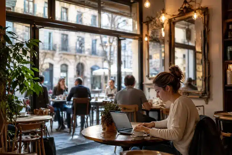cafeterias en madrid para trabajar