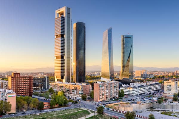 cuatro torres distrito financiero madrid